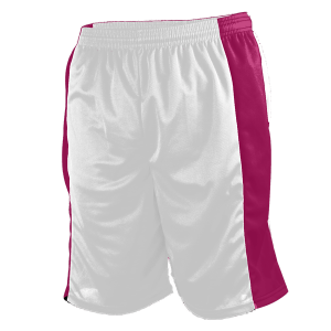 9"  ADULT  ATHLETIC SHORTS - Fuchsia, M