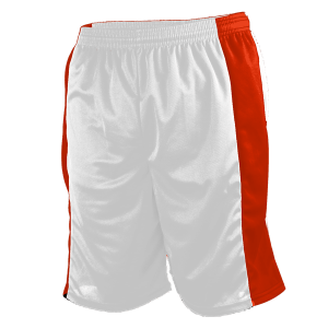 9"  ADULT  ATHLETIC SHORTS - Orange, M