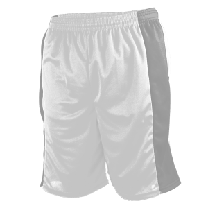 9"  ADULT  ATHLETIC SHORTS - Silver, M