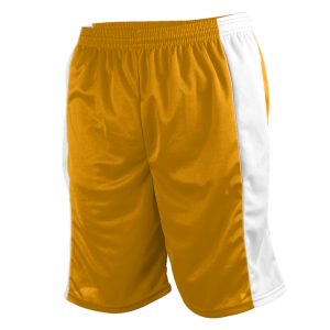 5"  ADULT  ATHLETIC SHORTS - Gold, M