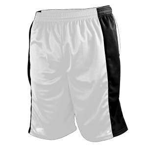5"  ADULT  ATHLETIC SHORTS - White, M