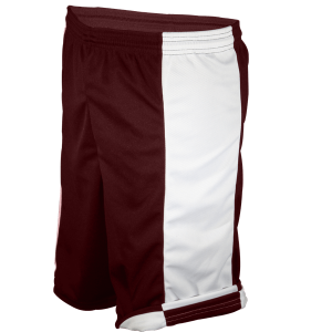 9"  ADULT  ATHLETIC SHORTS - Maroon, M