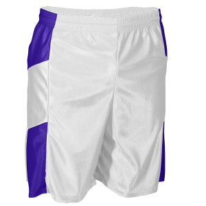 7"  ADULT  ATHLETIC SHORTS - Purple Away, M