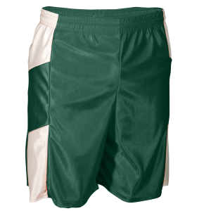 9"  ADULT  ATHLETIC SHORTS - Dark Green, M