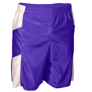9"  ADULT  ATHLETIC SHORTS - Purple, M
