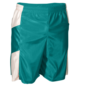 9"  ADULT  ATHLETIC SHORTS - Teal, M