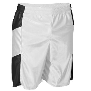 9"  ADULT  ATHLETIC SHORTS - White, M
