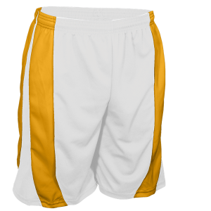 9"  ADULT  ATHLETIC SHORTS - Gold Away, M