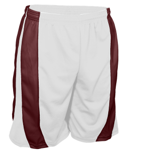9"  ADULT  ATHLETIC SHORTS - Maroon Away, M