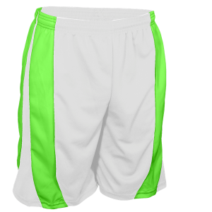 9"  ADULT  ATHLETIC SHORTS - Neon Green Away, M