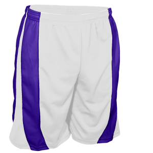 9"  ADULT  ATHLETIC SHORTS - Purple Away, M