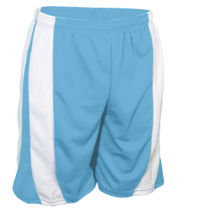 9"  ADULT  ATHLETIC SHORTS - Columbian Blue, M