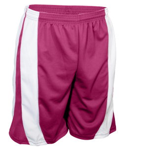 9"  ADULT  ATHLETIC SHORTS - Fuchsia, M
