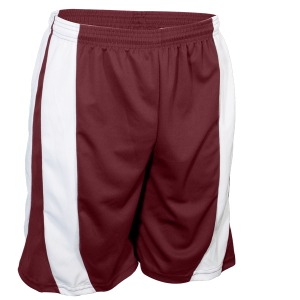 9"  ADULT  ATHLETIC SHORTS - Maroon, M