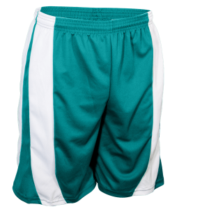9"  ADULT  ATHLETIC SHORTS - Teal, M