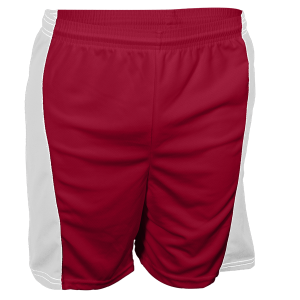 5"  YOUTH ATHLETIC SHORTS - Cardinal Away, M