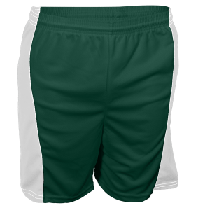 5"  YOUTH ATHLETIC SHORTS - Dark Green Away, M