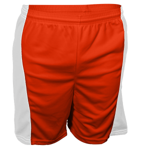 5"  YOUTH ATHLETIC SHORTS - Orange Away, M
