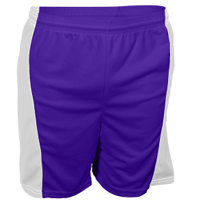 5"  YOUTH ATHLETIC SHORTS - Purple Away, M