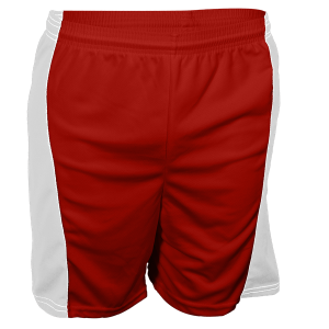 5"  YOUTH ATHLETIC SHORTS - Red Away, M