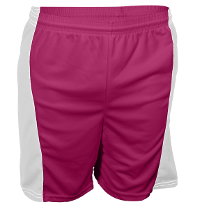 5"  YOUTH ATHLETIC SHORTS - Fuchsia Away, M