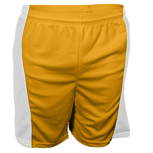 5"  YOUTH ATHLETIC SHORTS - Gold Away, M