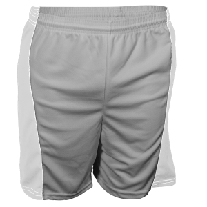 5"  YOUTH ATHLETIC SHORTS - Silver Away, M