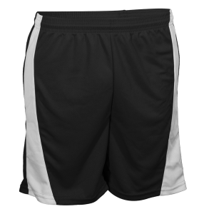9"  ADULT  ATHLETIC SHORTS - Black, M