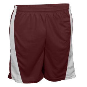 9"  ADULT  ATHLETIC SHORTS - Maroon, M