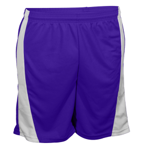 9"  ADULT  ATHLETIC SHORTS - Purple, M