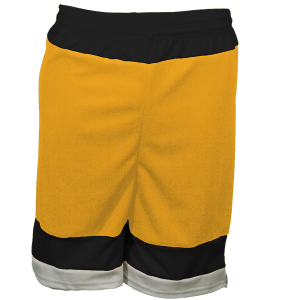 5"  ADULT  ATHLETIC SHORTS - Gold, M