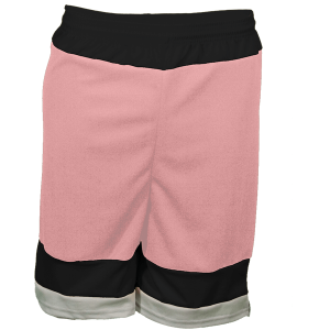 5"  ADULT  ATHLETIC SHORTS - Pink, M
