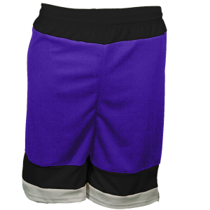 5"  ADULT  ATHLETIC SHORTS - Purple, M