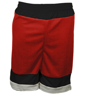 5"  ADULT  ATHLETIC SHORTS - Red, M