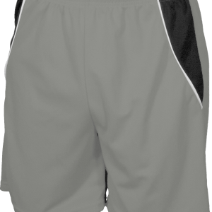 5"  ADULT  ATHLETIC SHORTS - Silver, M