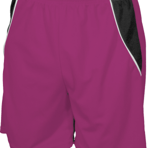 5"  ADULT  ATHLETIC SHORTS - Fuchsia, M