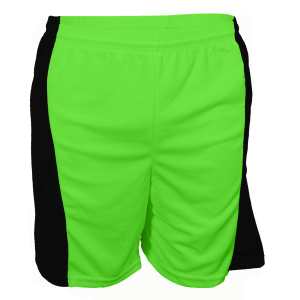 5"  ADULT  ATHLETIC SHORTS - Neon Green, M