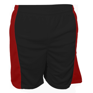 9"  ADULT  ATHLETIC SHORTS - Black, M