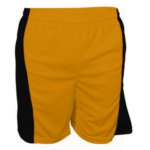 9"  ADULT  ATHLETIC SHORTS - Gold, M