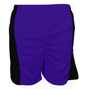 9"  ADULT  ATHLETIC SHORTS - Purple, M