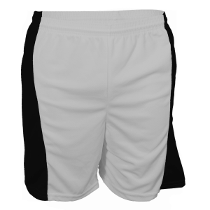9"  ADULT  ATHLETIC SHORTS - White, M