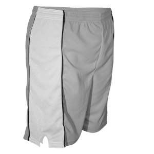 5"  ADULT  ATHLETIC SHORTS - Silver, M