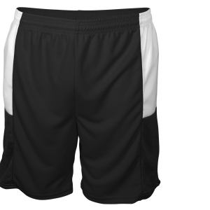 9"  ADULT  ATHLETIC SHORTS - Black, M