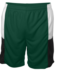 9"  ADULT  ATHLETIC SHORTS - Dark Green, M