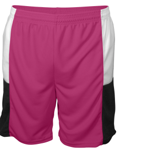 9"  ADULT  ATHLETIC SHORTS - Fuchsia, M
