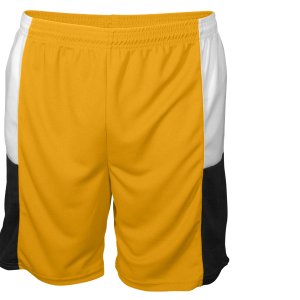 9"  ADULT  ATHLETIC SHORTS - Gold, M
