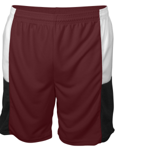 9"  ADULT  ATHLETIC SHORTS - Maroon, M