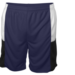 9"  ADULT  ATHLETIC SHORTS - Navy Blue, M