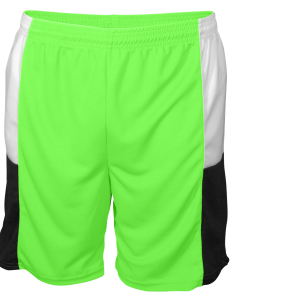 9"  ADULT  ATHLETIC SHORTS - Neon Green, M