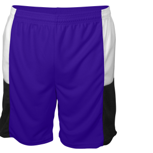 9"  ADULT  ATHLETIC SHORTS - Purple, M